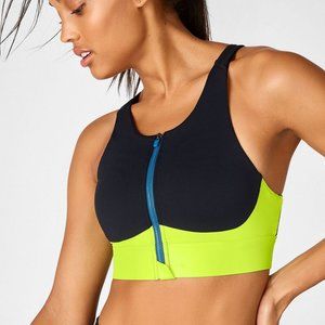 Fabletics Ella High Impact Zip Front Sports Bra